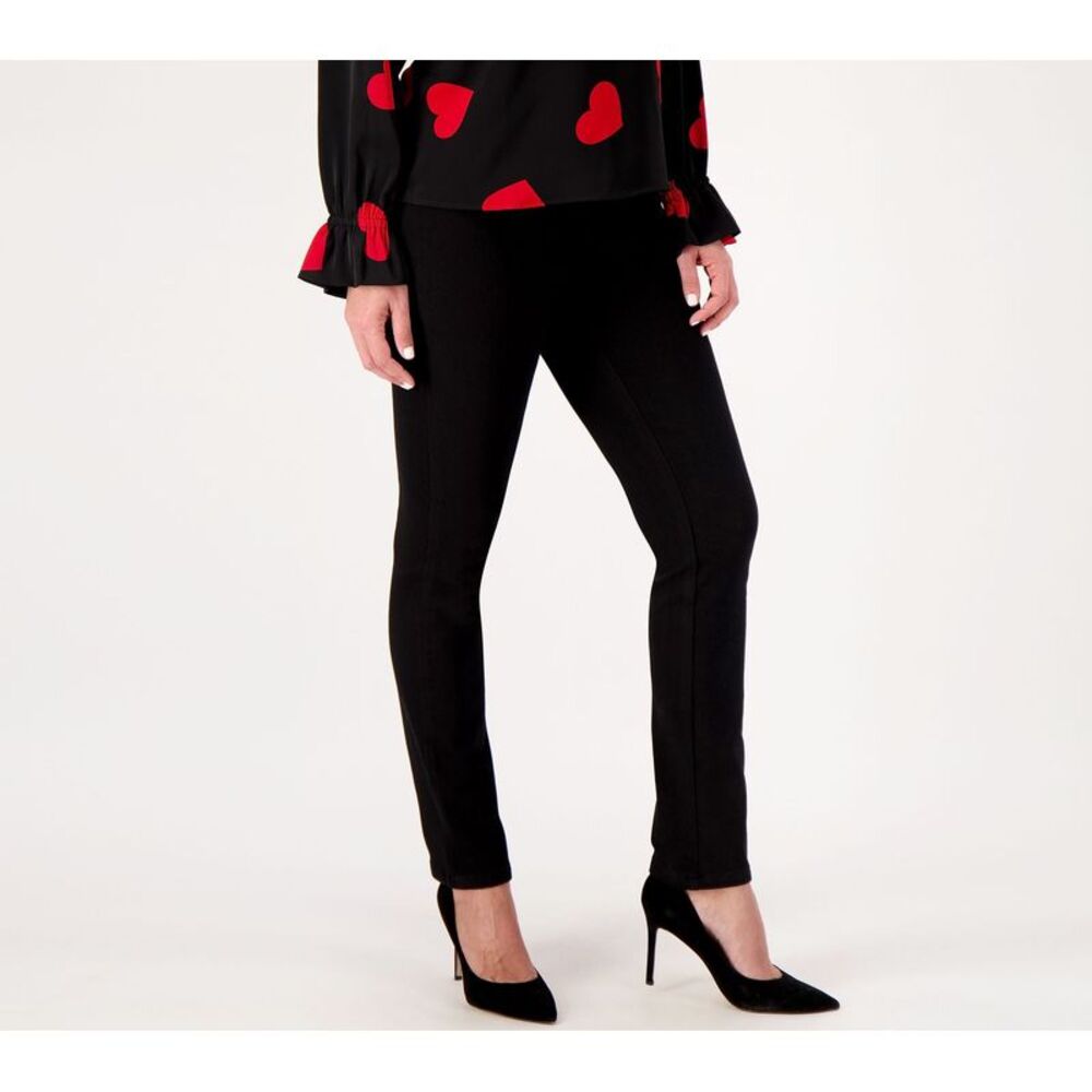 Belle by Kim Gravel Women's Pants Sz 12 Reg Flexibelle Slim Black A564869